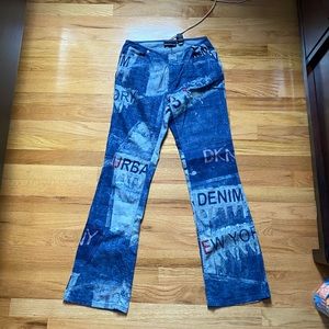 DKNY vintage Print Pants